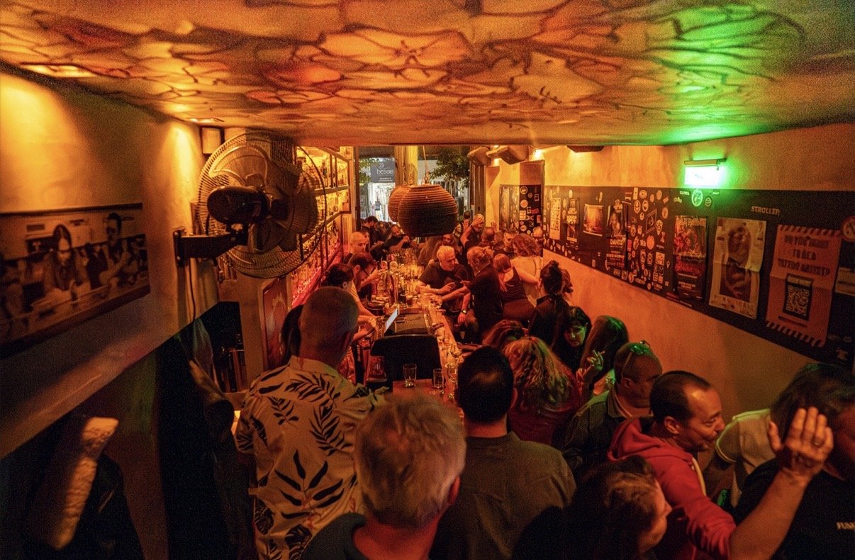 The Dude Bar atmosphere and crowd