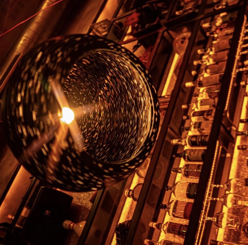 Handcrafted lantern lights at The Dude Bar